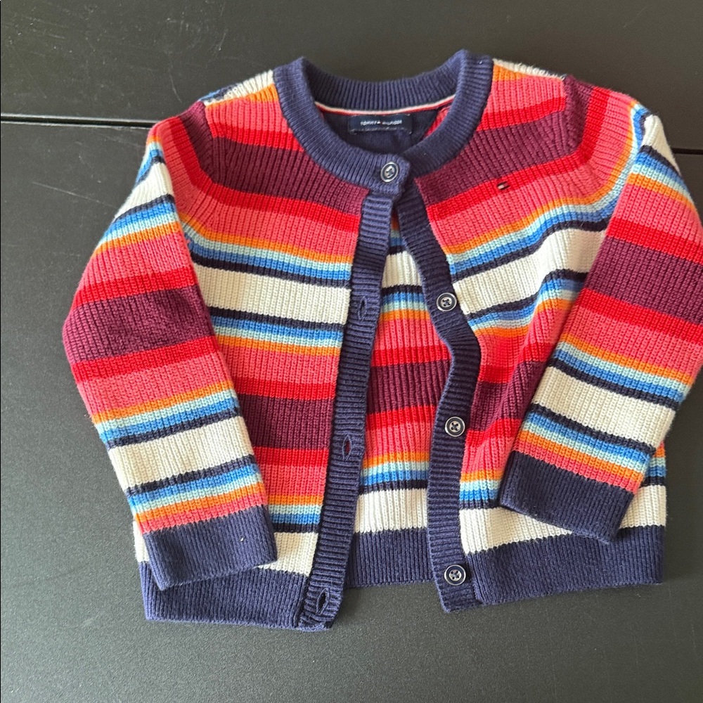 Tommy Hilfiger Kids Multicolor Striped Sweater